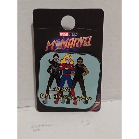 Ms Marvel Ladies Get Information Captain Marvel Valkyrie Kate Bishop Disney Pin - Picture 1 of 4